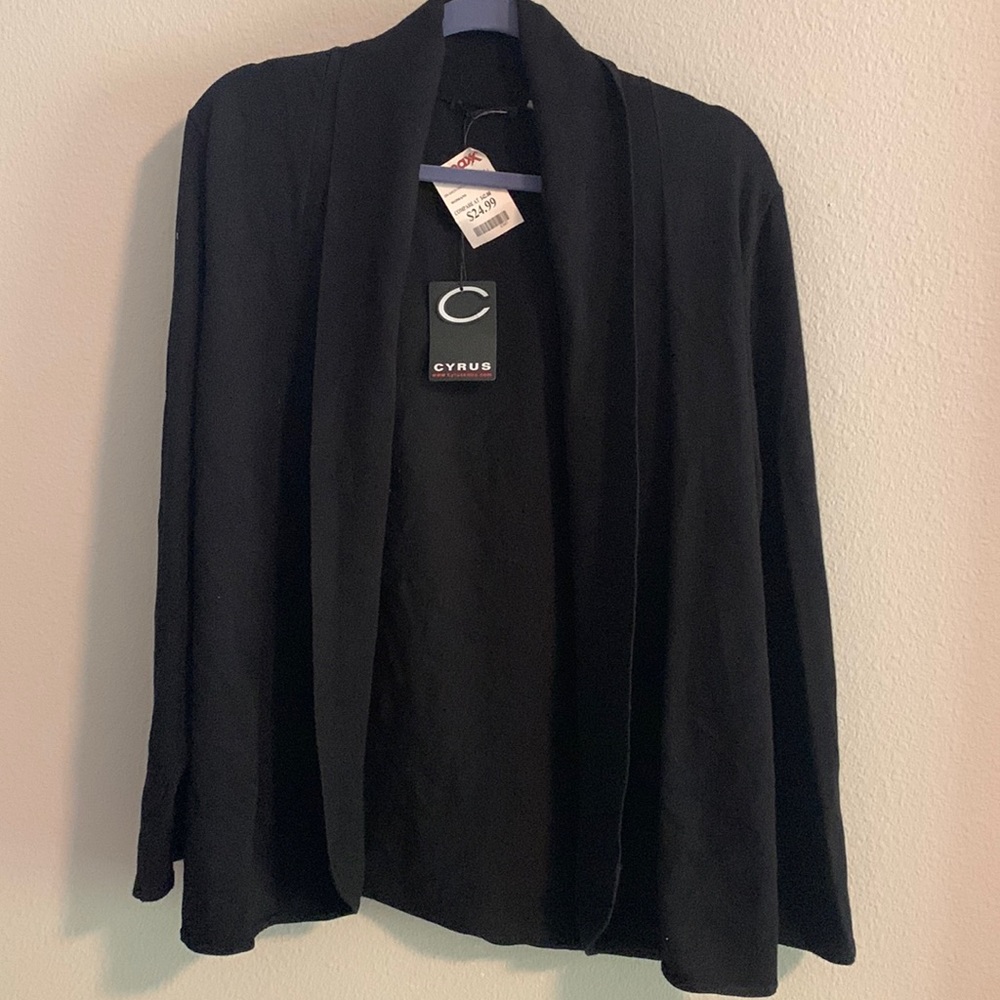 Women’s black cardigan